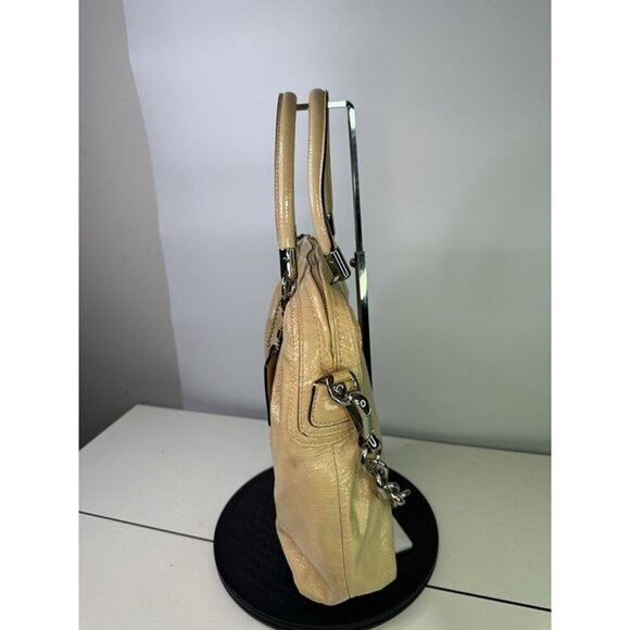 Coach Kristin Yellow Patent Leather Satchel Shoulder Bag 16016 - Picture 2 of 12